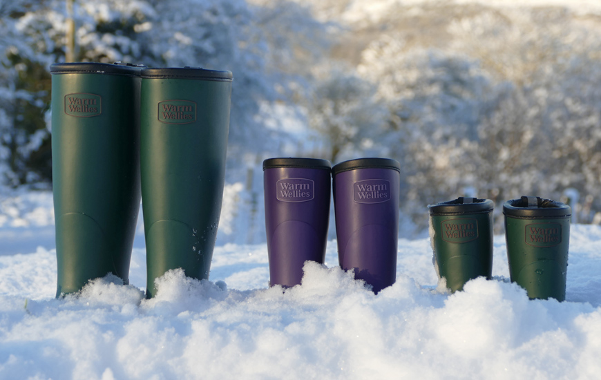 Warm Wellies in the snow